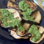 Grilled Eggplant with Chimichurri Sauce