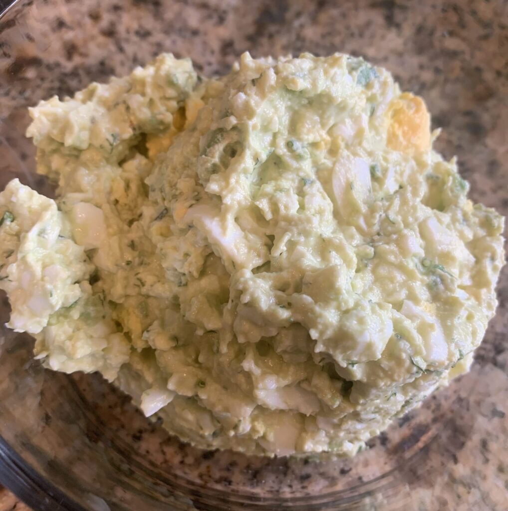 Egg Salad with Avocado and Greek Yogurt