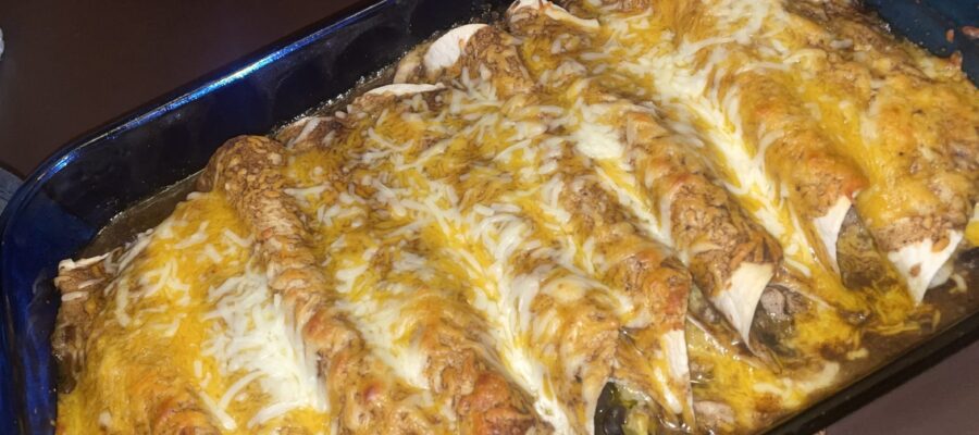 Chicken Enchiladas with Guacamole: A simple, satisfying dish with a homemade sauce and a balanced twist—perfect for weeknight meals or casual gatherings!